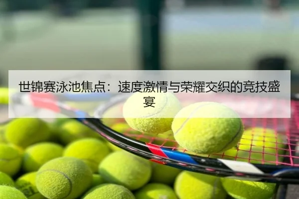 世锦赛泳池焦点：速度激情与荣耀交织的竞技盛宴
